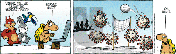 Over the Hedge on Monday January 11, 2021 Comic Strip