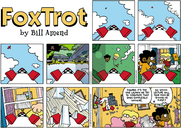 FoxTrot on Sunday June 10, 2001 Comic Strip