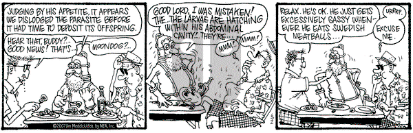 Monty on Saturday June 2, 2007 Comic Strip