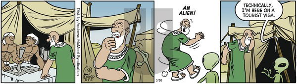 Alley Oop on Monday March 30, 2020 Comic Strip