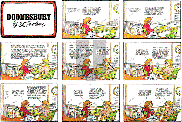 Doonesbury on Sunday March 11, 1979 Comic Strip