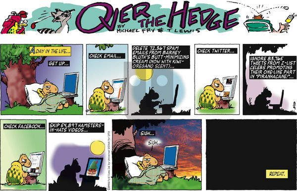 Over the Hedge on Sunday August 9, 2015 Comic Strip