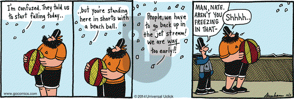 Overboard on Wednesday December 3, 2014 Comic Strip