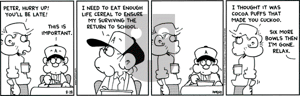 FoxTrot on Monday August 28, 2006 Comic Strip