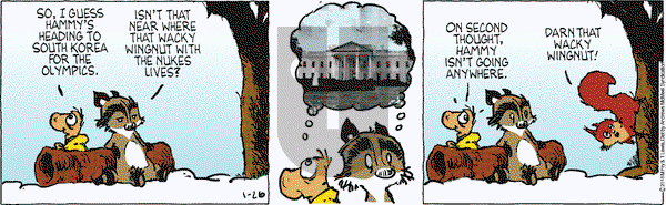Over the Hedge on Friday January 26, 2018 Comic Strip