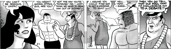 Alley Oop on Thursday February 1, 2007 Comic Strip