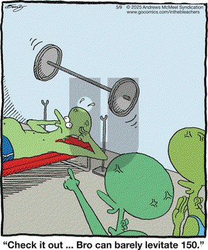 In the Bleachers on Friday May 9, 2025 Comic Strip