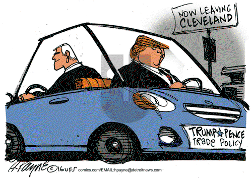 Henry Payne on Wednesday July 27, 2016 Comic Strip