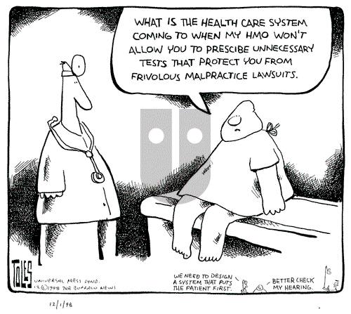 Tom Toles on Monday November 30, 1998 Comic Strip