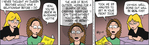 Luann - Tuesday April 15, 2008 Comic Strip