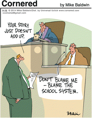 Cornered on Friday September 26, 2014 Comic Strip