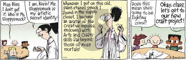 Cul de Sac on Wednesday November 16, 2016 Comic Strip