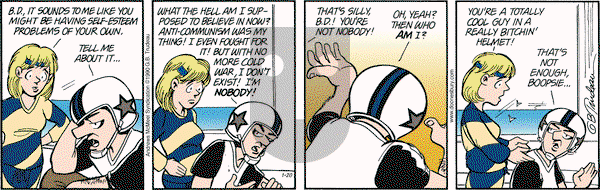 Doonesbury on Saturday January 20, 2018 Comic Strip