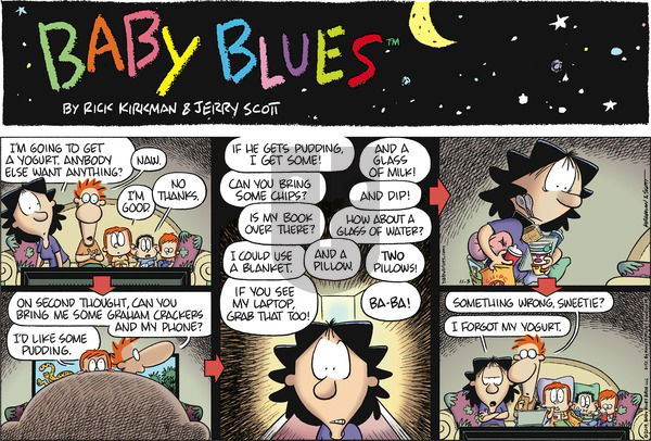 Baby Blues on Sunday November 3, 2019 Comic Strip