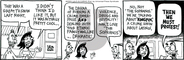 La Cucaracha on Wednesday February 19, 2003 Comic Strip