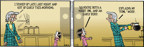 Grand Avenue on Wednesday April 26, 2017 Comic Strip