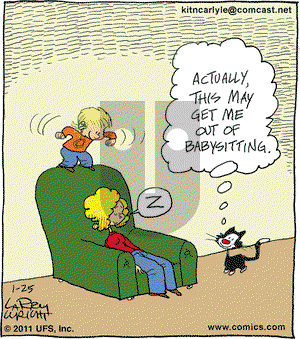 Kit 'N' Carlyle on Tuesday January 25, 2011 Comic Strip