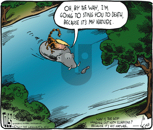 Tom Toles on Monday November 6, 2017 Comic Strip