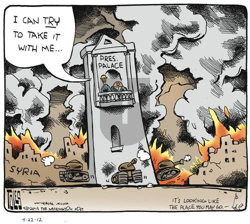 Tom Toles on Sunday April 22, 2012 Comic Strip