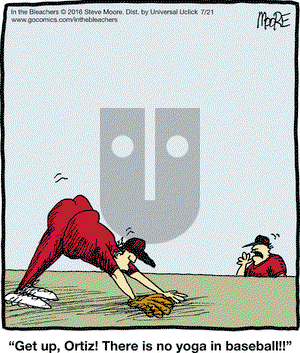 In the Bleachers on Thursday July 21, 2016 Comic Strip