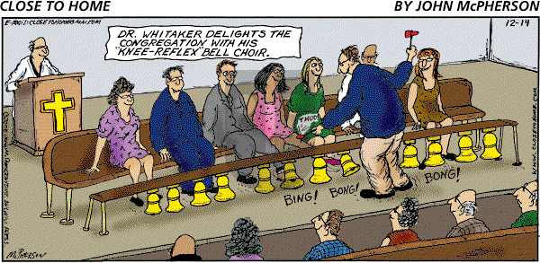 Close to Home on Sunday December 14, 2008 Comic Strip