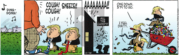 Over the Hedge on Friday October 30, 2020 Comic Strip