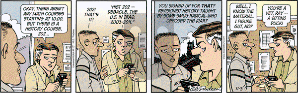 Doonesbury on Thursday November 3, 2011 Comic Strip