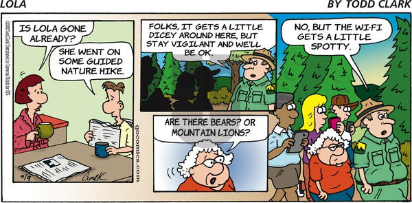 Lola on Sunday September 9, 2012 Comic Strip