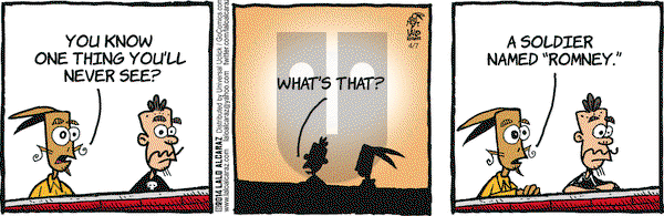 La Cucaracha on Monday April 7, 2014 Comic Strip