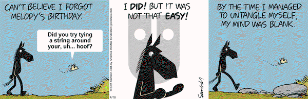 Dark Side of the Horse on Friday April 18, 2025 Comic Strip