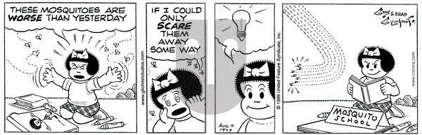 Nancy on Sunday September 5, 1999 Comic Strip
