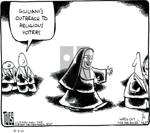 Tom Toles on Thursday October 4, 2007 Comic Strip