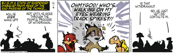 Over the Hedge on Thursday December 6, 2012 Comic Strip