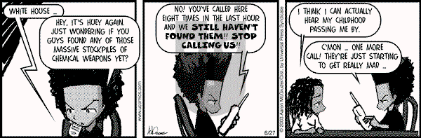 The Boondocks on Friday January 28, 2011 Comic Strip