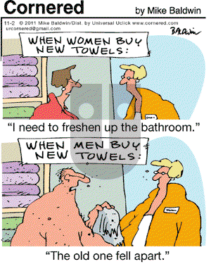 Cornered - Wednesday November 2, 2011 Comic Strip