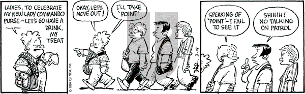 Betty on Wednesday March 19, 1997 Comic Strip