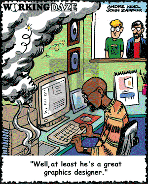 Working Daze on Saturday June 15, 2002 Comic Strip