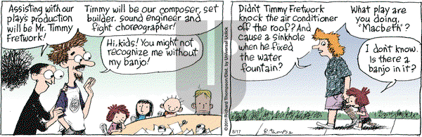 Cul de Sac on Wednesday August 17, 2011 Comic Strip