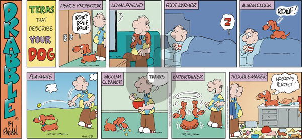Drabble - Sunday April 6, 2025 Comic Strip