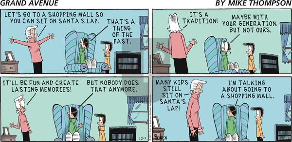 Grand Avenue on Sunday December 7, 2025 Comic Strip