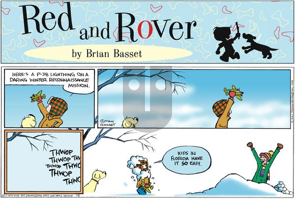Red and Rover on Sunday January 6, 2002 Comic Strip