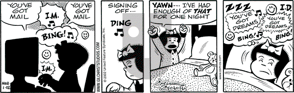 Nancy on Tuesday May 14, 2002 Comic Strip