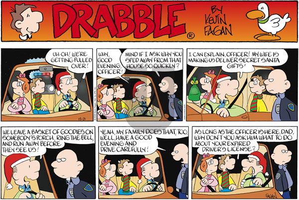 Drabble on Sunday December 21, 2008 Comic Strip