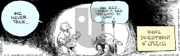 Non Sequitur on Tuesday October 14, 2003 Comic Strip