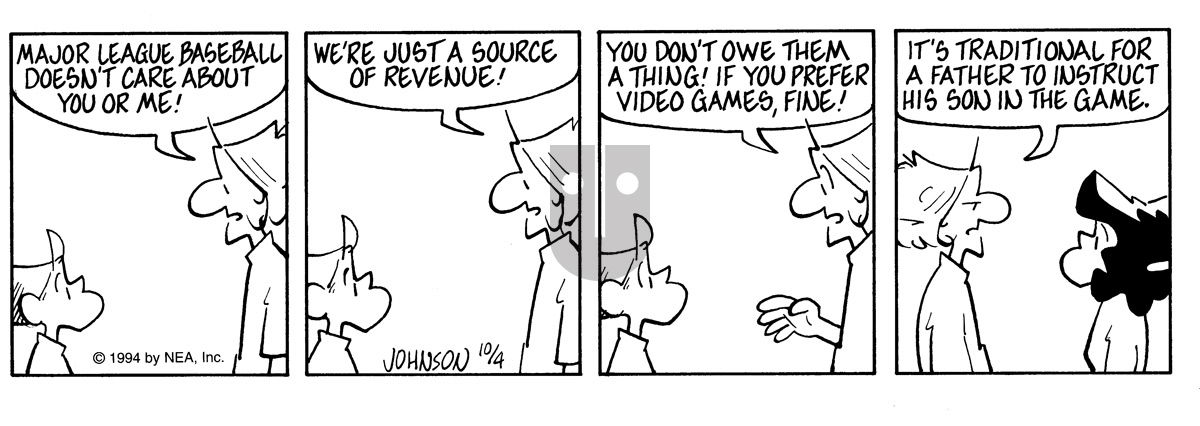 Arlo and Janis - Tuesday October 4, 1994 Comic Strip