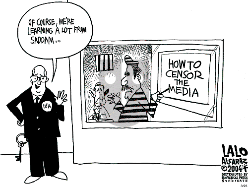 Lalo Alcaraz on Tuesday March 23, 2004 Comic Strip