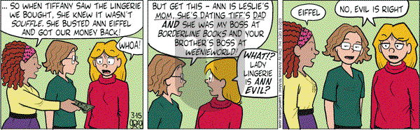 Luann on Thursday March 15, 2018 Comic Strip