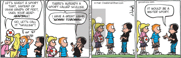 Cleats - Wednesday June 4, 2008 Comic Strip
