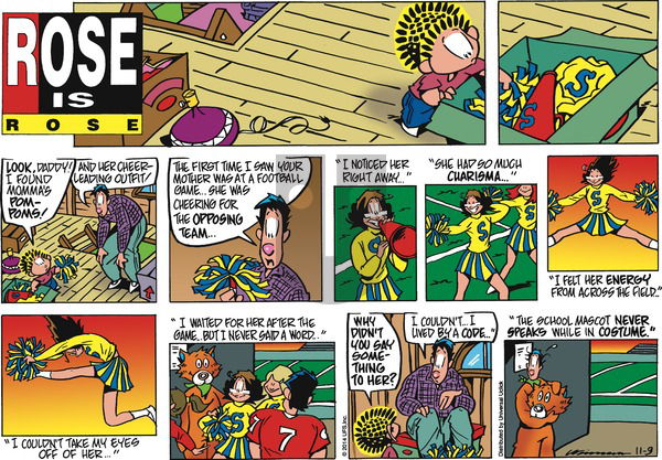 Rose is Rose on Sunday November 9, 2014 Comic Strip