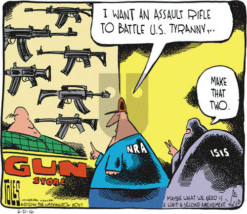 Tom Toles on Tuesday June 21, 2016 Comic Strip